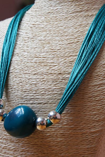 Necklaces with tagua